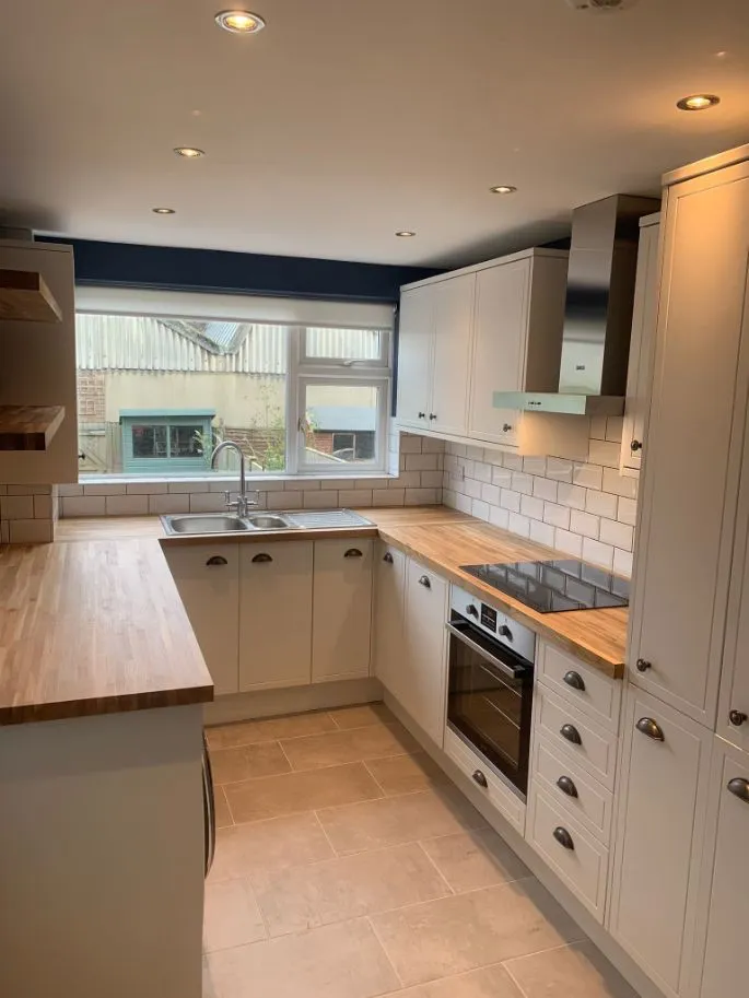 Bespoke kitchen installation by SPL Carpentry in Gloucester